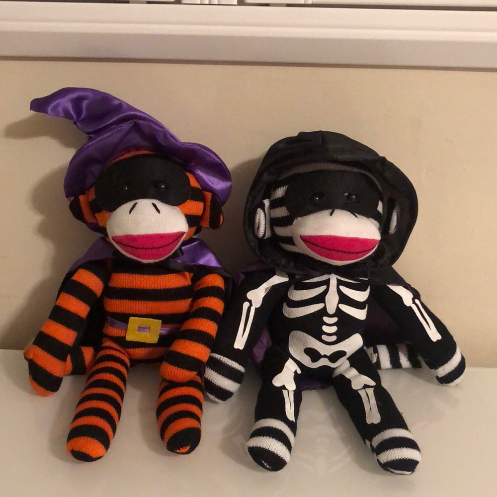 Halloween Battery Operated Sock Monkeys